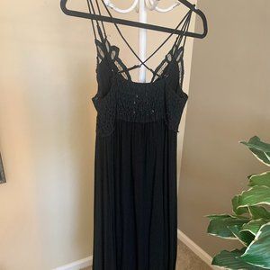 Worn once - Black Le Mie Lace Dress - Size L